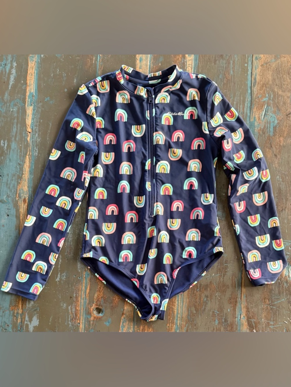 Eddie Bauer Girl’s Long Sleeve Swim Suit 14